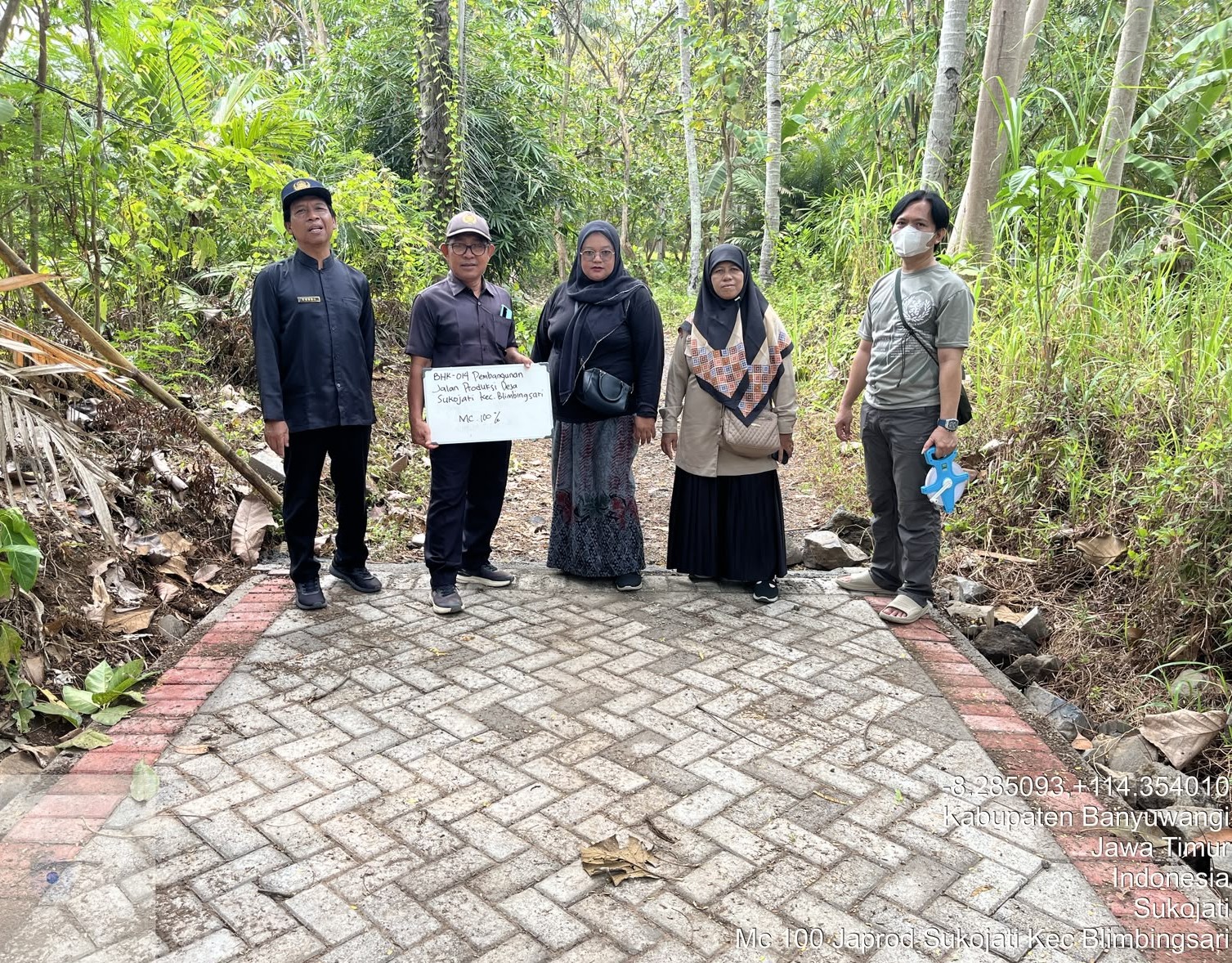 Pemerintah Desa Sukojati Tuntas Pembangunan Jalan Produksi Pertanian Lewat Anggaran PAK APBD Banyuwangi